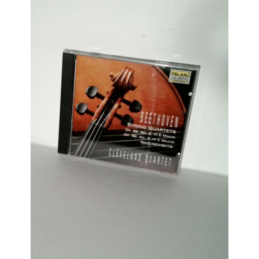 Beethoven String Quartets Op 59 #2 #3 Cleveland Quartet CD 1993
